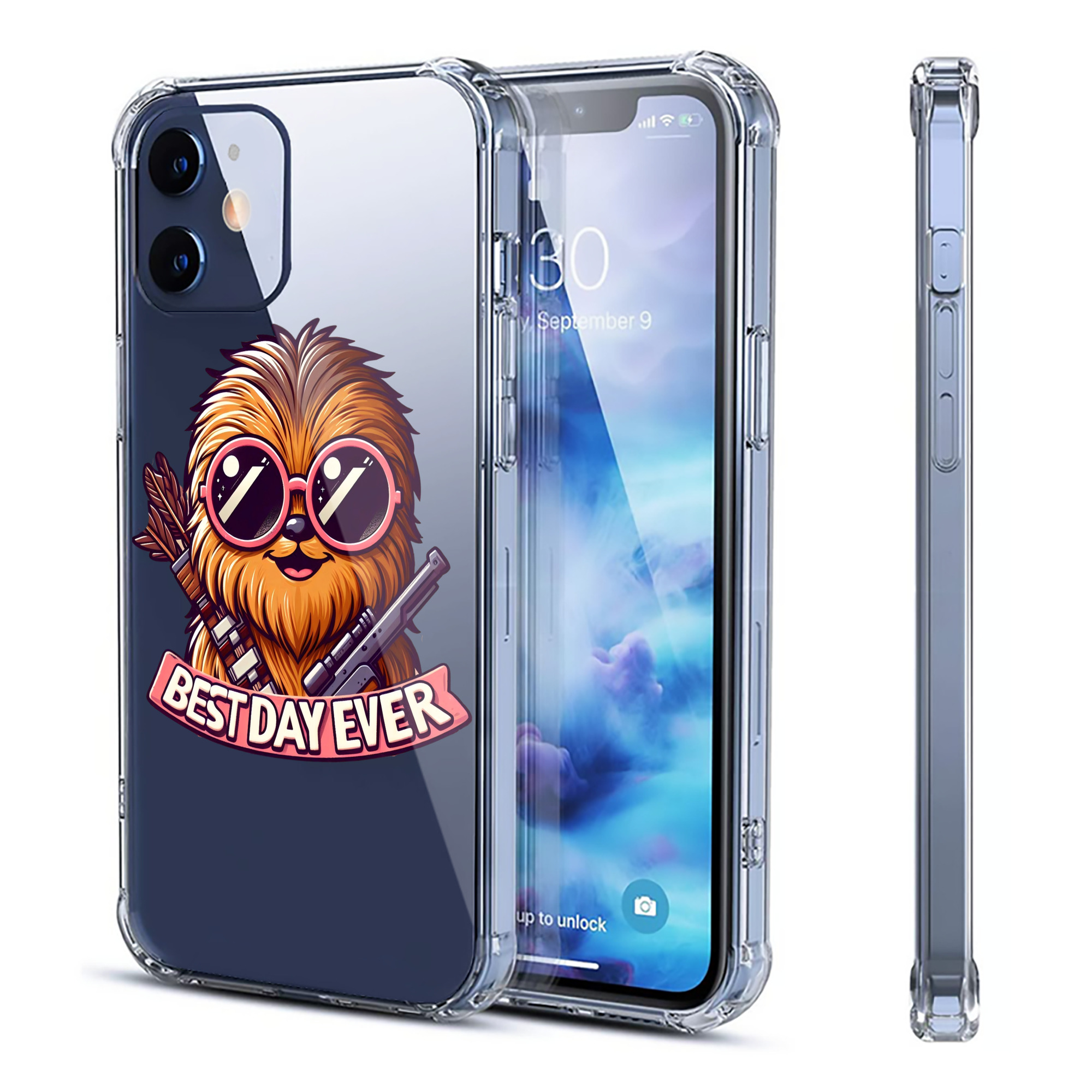 （画像用） スター・ウォーズ Star Wars 【iPhone 12シリーズ対応】透明スマホケース（クリアソフトケース）